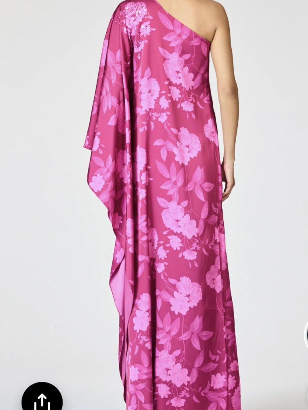 SACHIN BABI Demi Gown Rhodolite Roses NWT XL - Picture 2 of 4